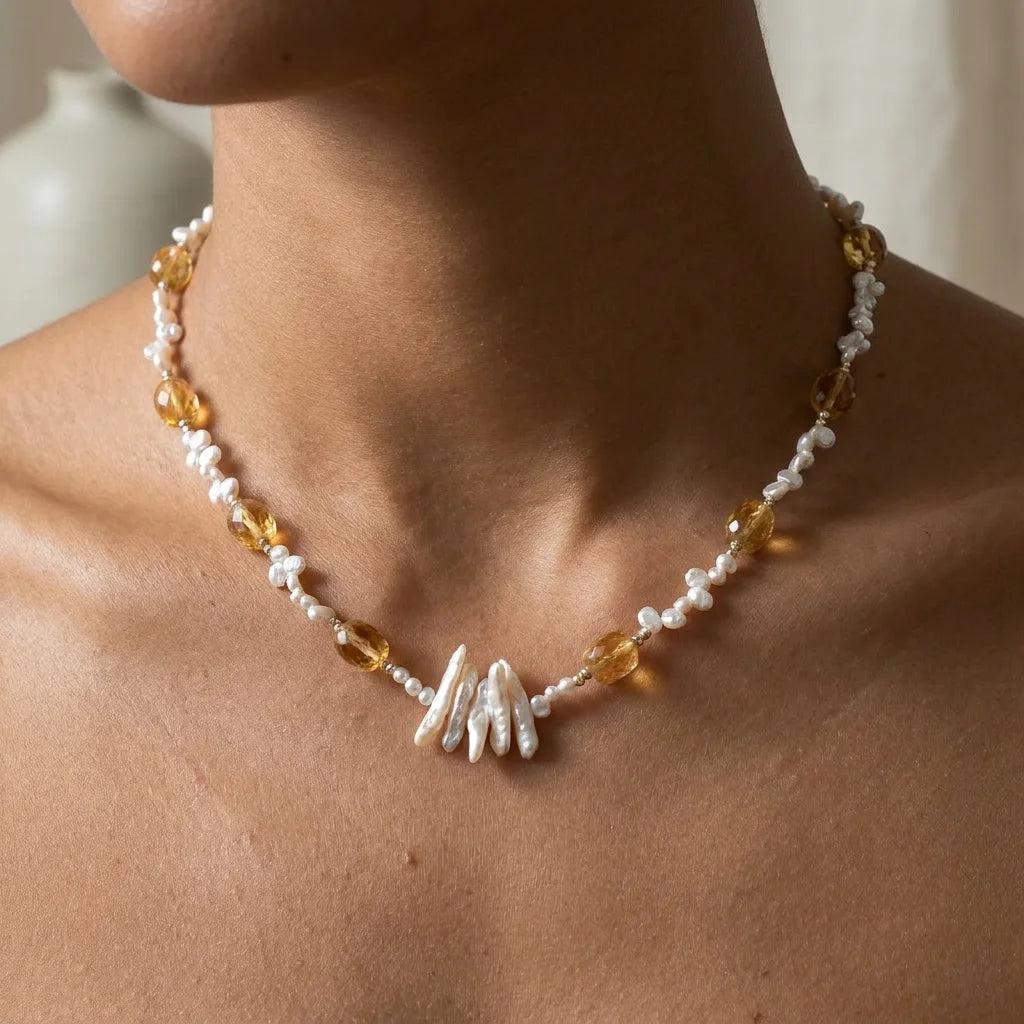 Aurora Glow Lifestyle - Aurora Glow Honey Citrine Statement Piece
